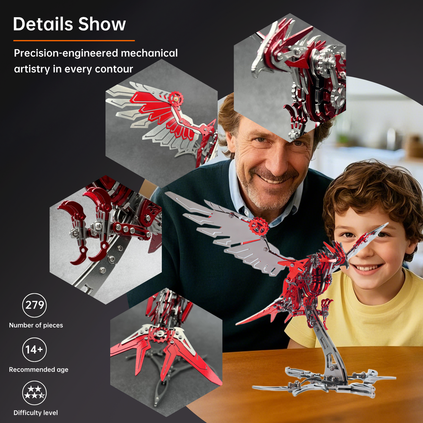 METALSEEK Eagle Metal Model Kit - FLASH SALE! 30%+ OFF! Few Left