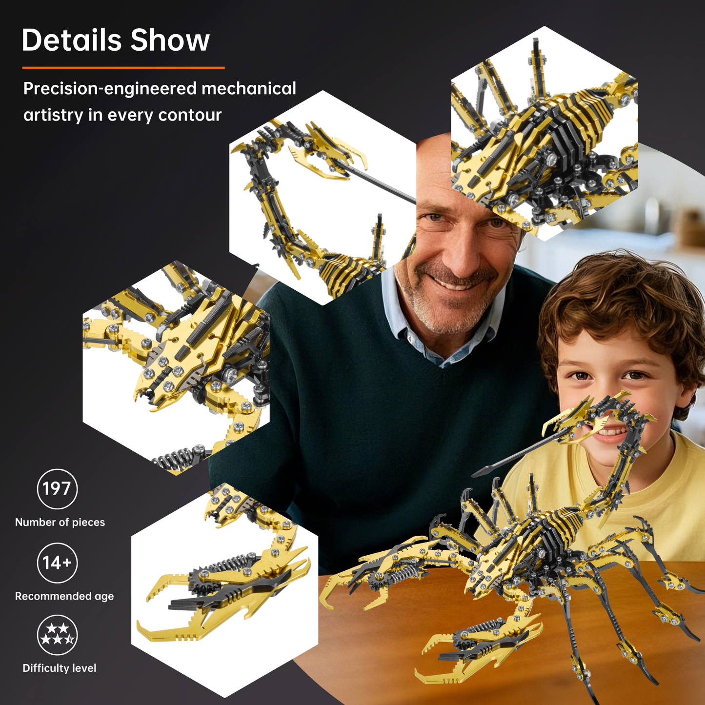 METALSEEK Metal Scorpion Puzzle, Flash Sale, Limited Stock.