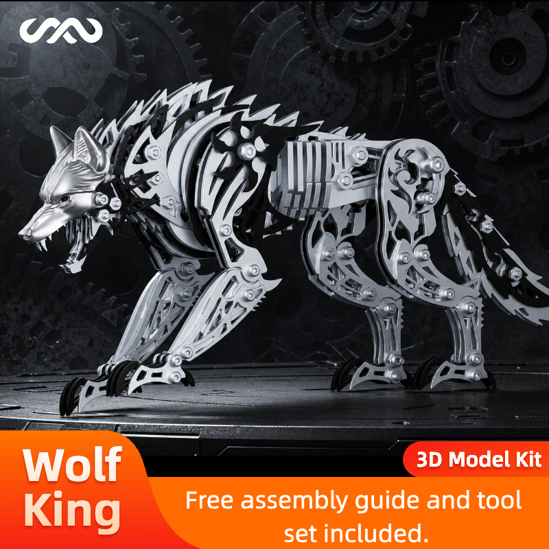 All-Metal Wolf King Model Kit