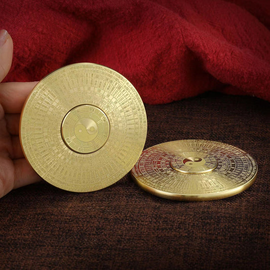 Copper fidget spinner coin