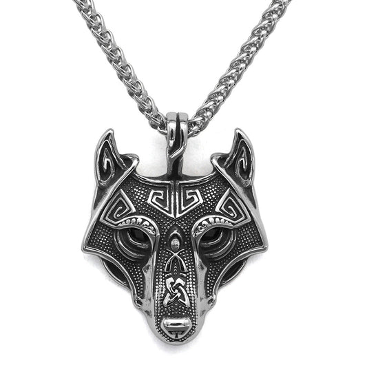 VIKING WOLF HEAD Necklace
