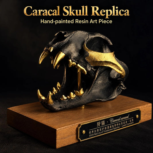 Caracal Skull Replica