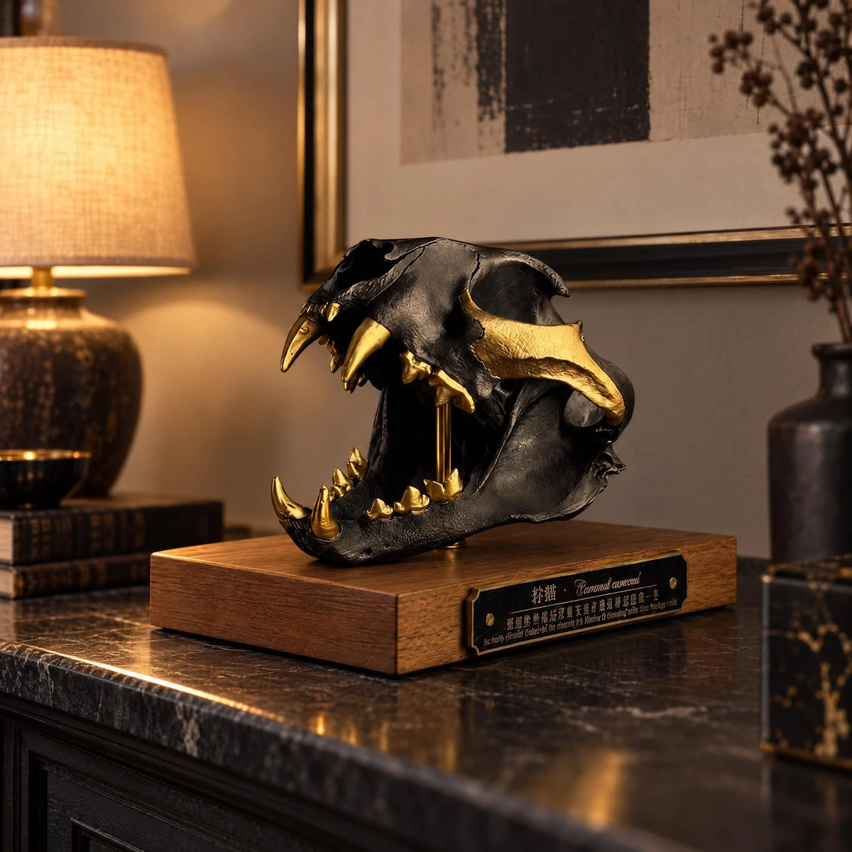 Caracal Skull Replica