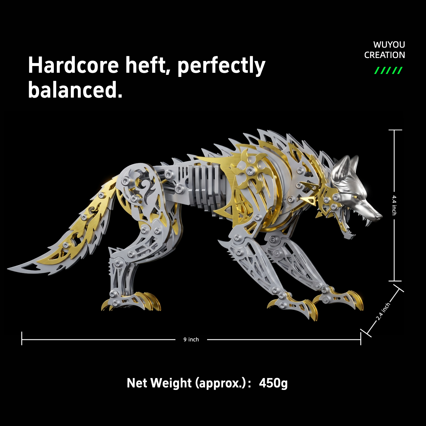All-Metal Wolf King Model Kit
