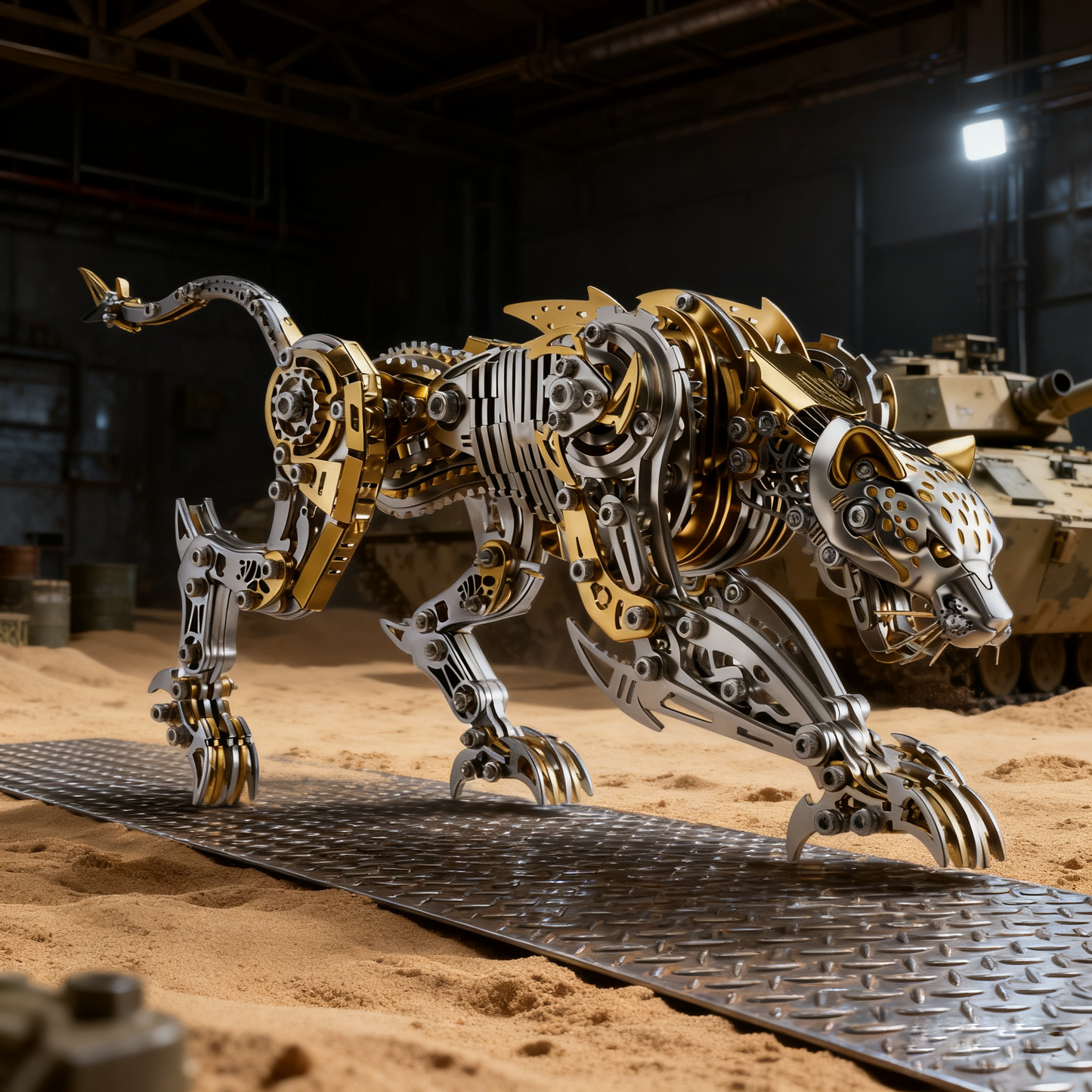 METALSEEK Leopard Metal Model Kit