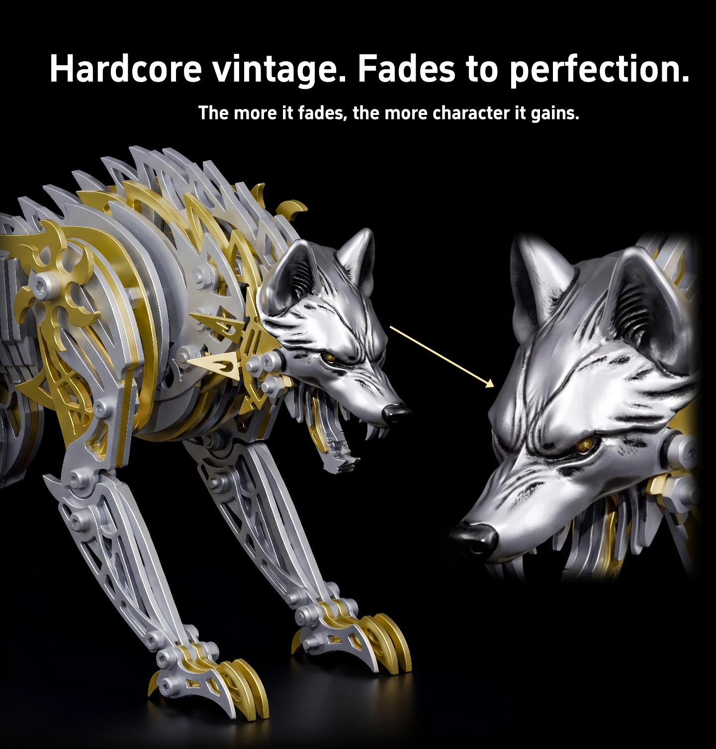 All-Metal Wolf King Model Kit