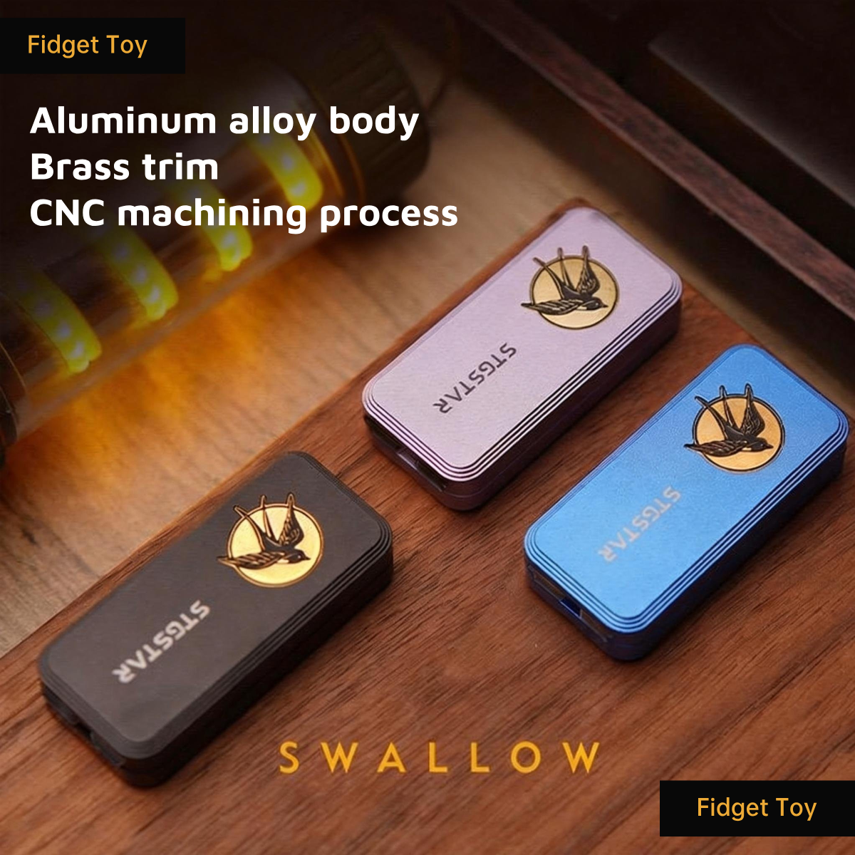 EDC Swallow Mechanical Fidget Slider Toy