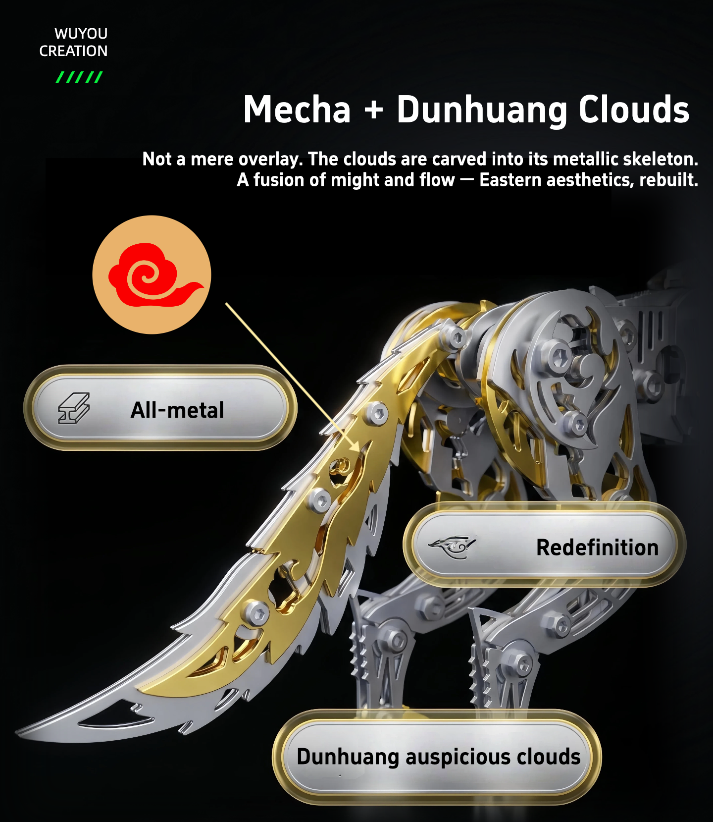 All-Metal Wolf King Model Kit