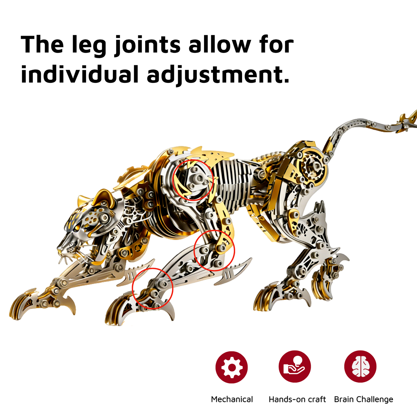 METALSEEK Leopard Metal Model Kit