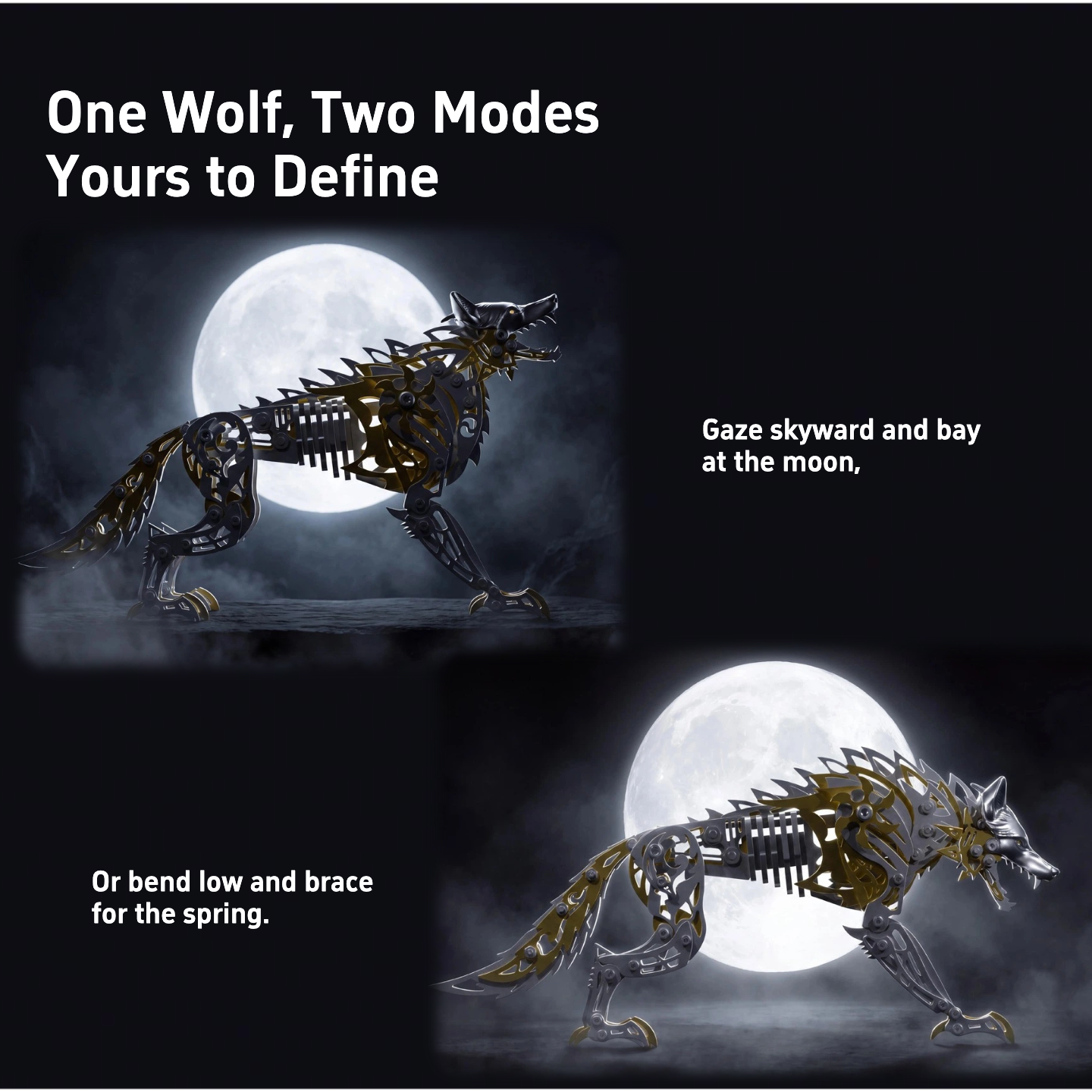 All-Metal Wolf King Model Kit