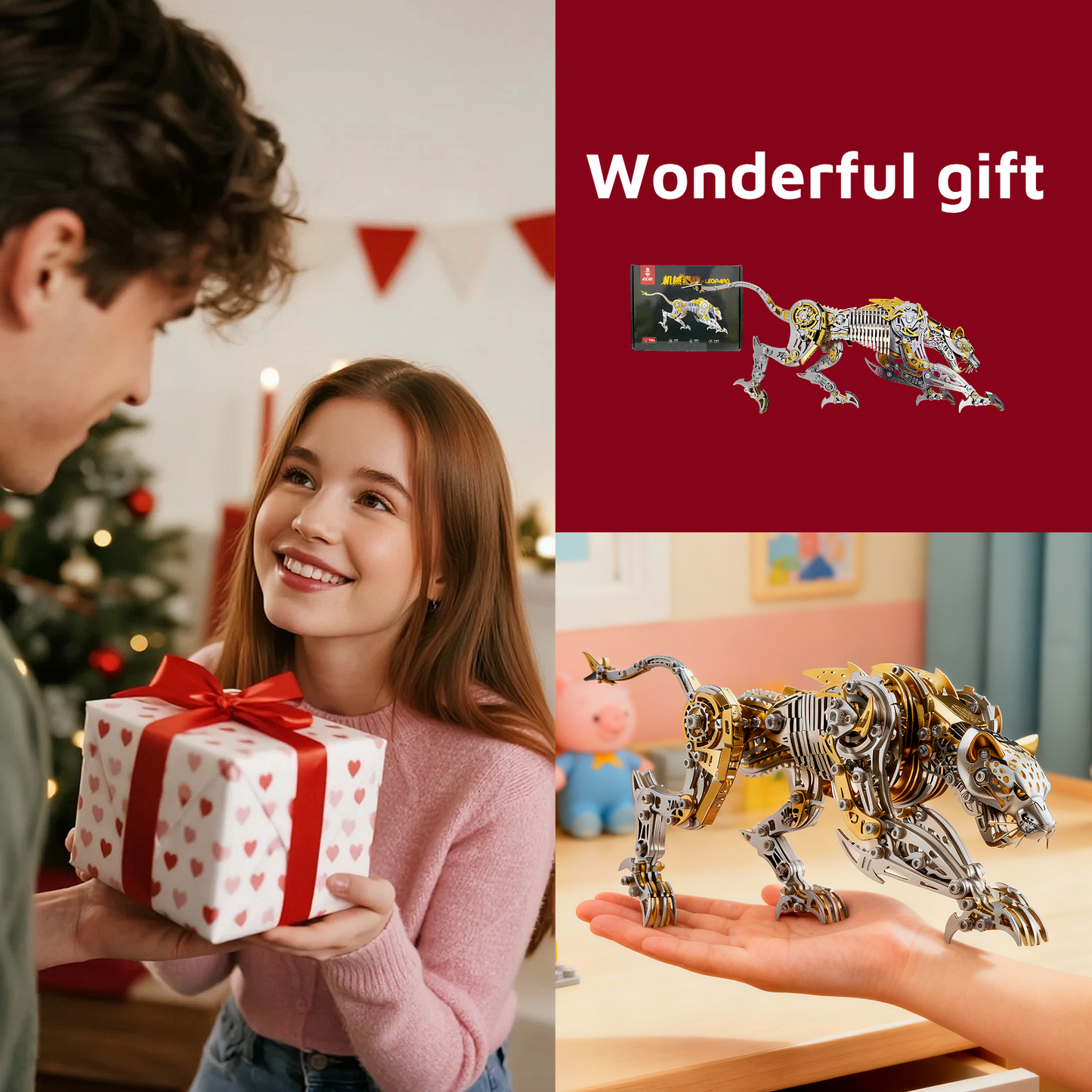 METALSEEK Leopard Metal Model Kit