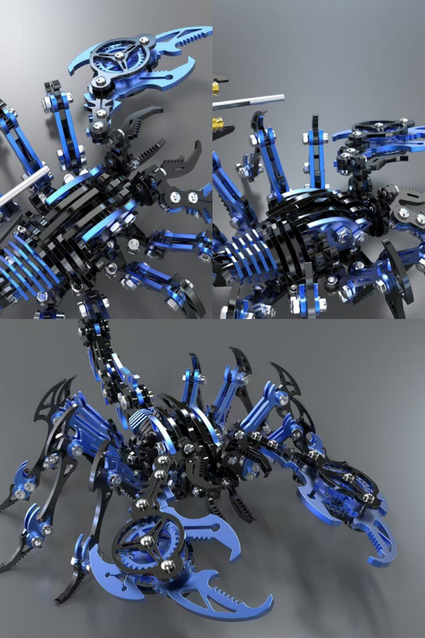 Scorpion Metal Puzzle Top