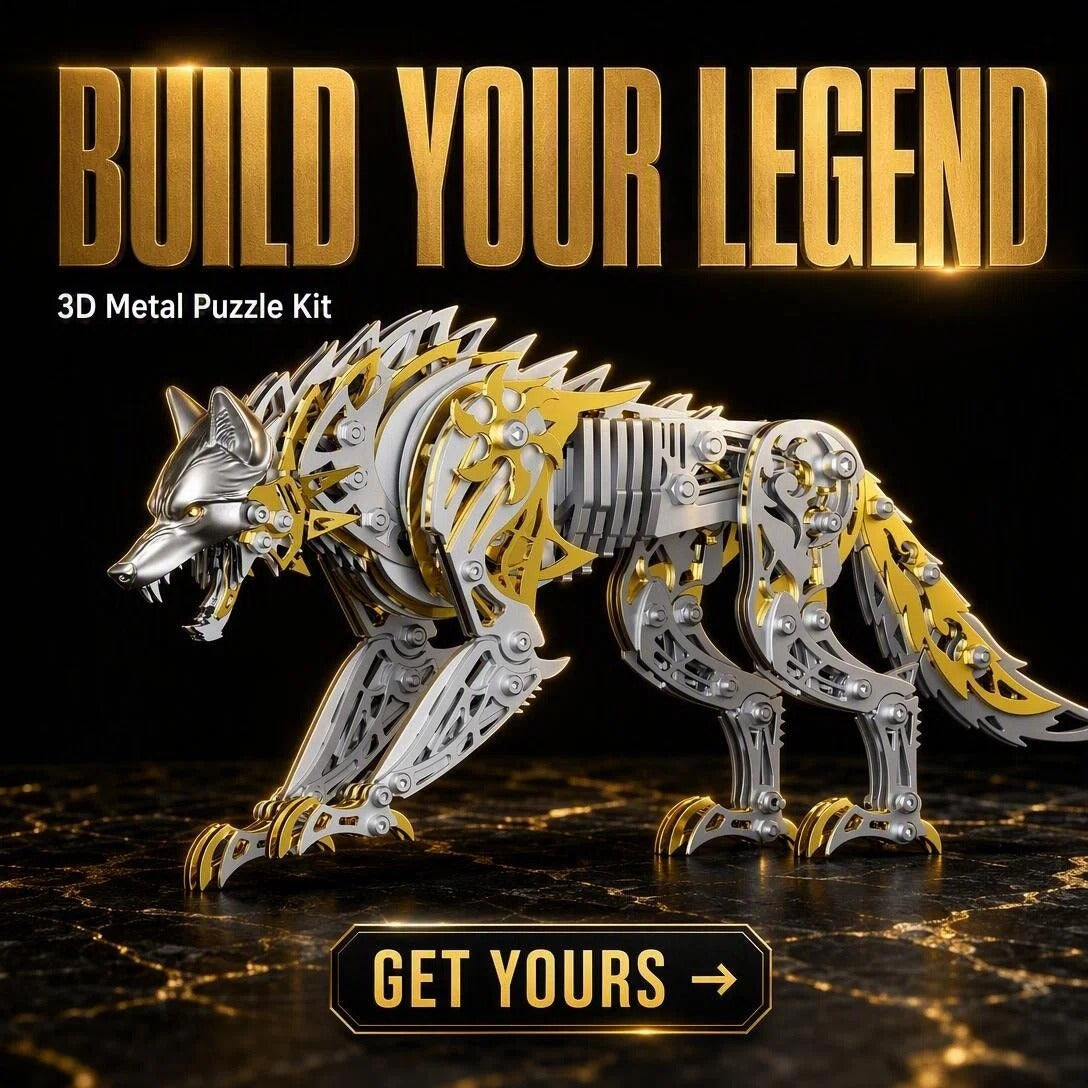 All-Metal Wolf King Model Kit