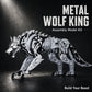 3D Metal Wolf Model