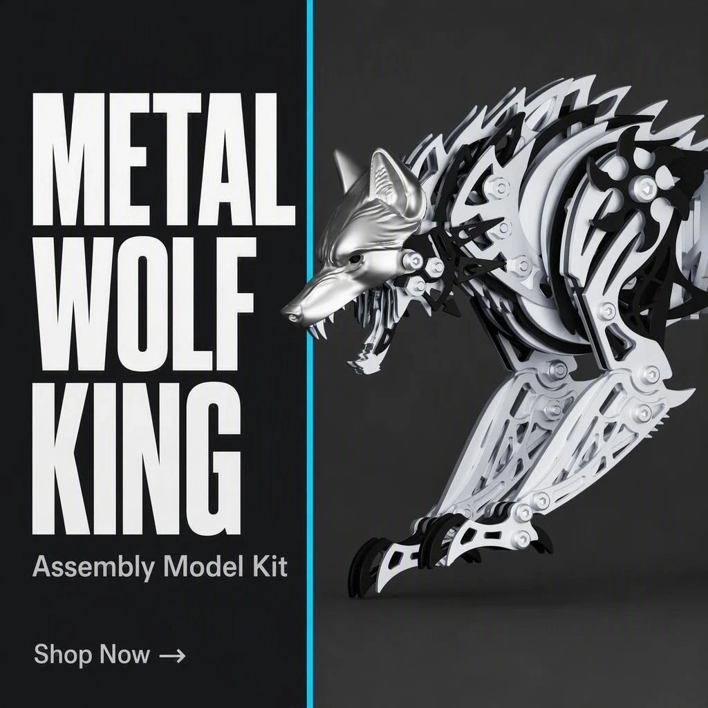 All-Metal Wolf King Model Kit