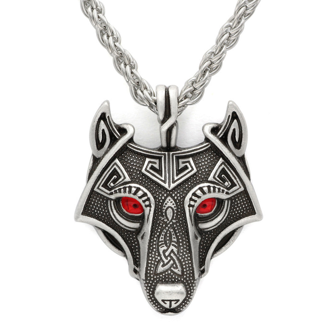 VIKING WOLF HEAD Necklace